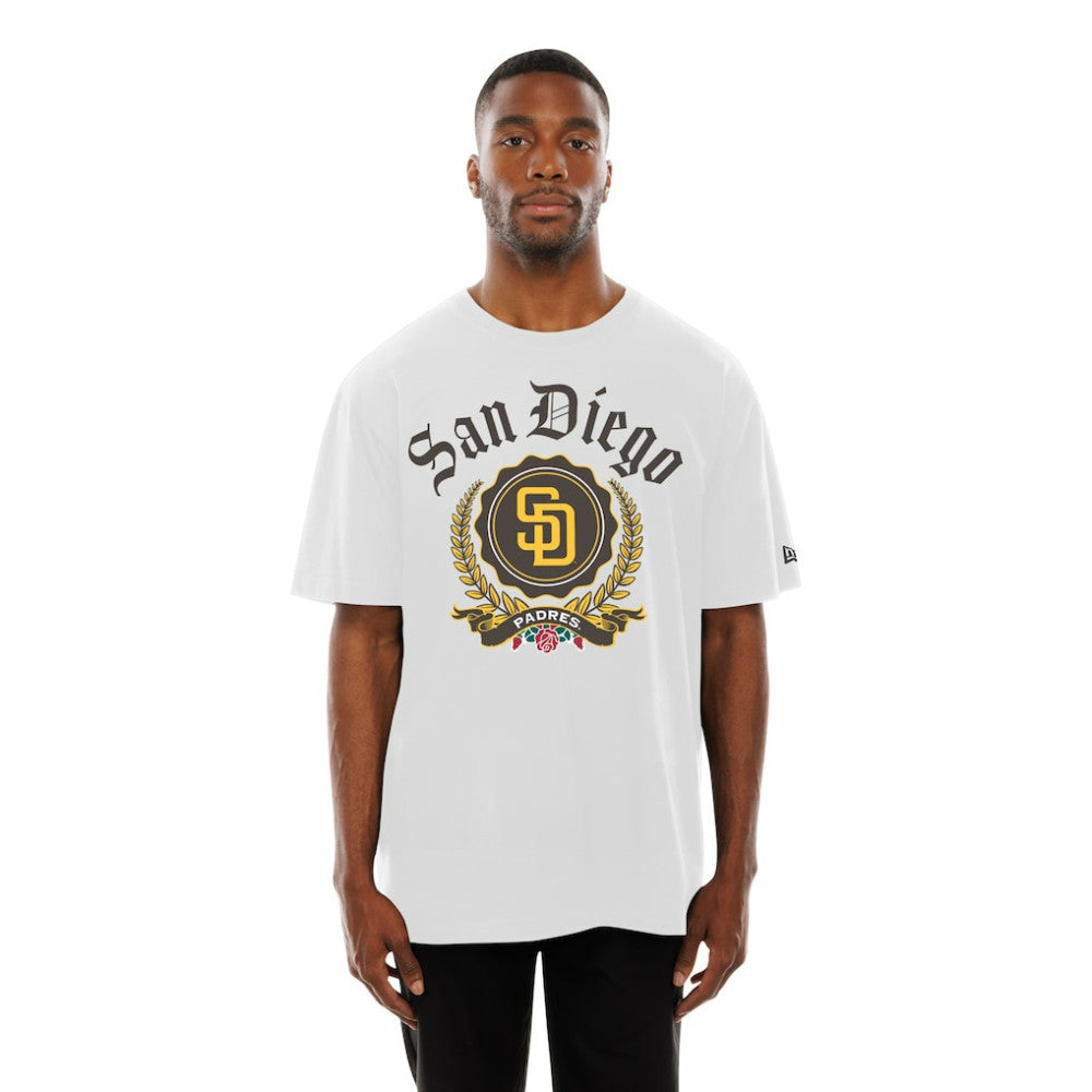 San Diego Padres New Era Fleur Domestic T-Shirt - MLB