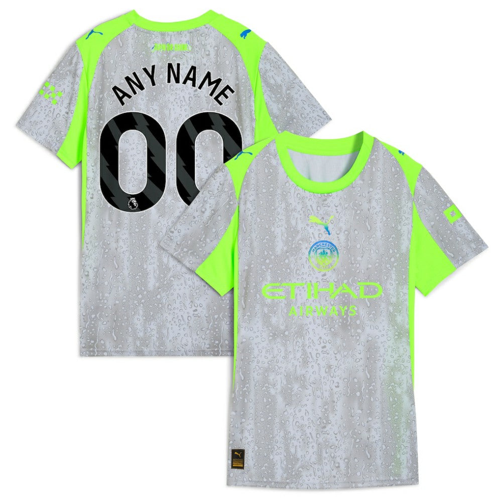 Manchester City Women's 2025/26 Third Replica Custom Jersey Green/Neon Green | Puma online