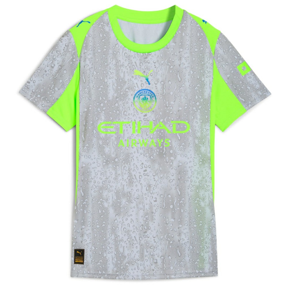 Manchester City Women's 2025/26 Third Replica Custom Jersey Green/Neon Green | Puma online