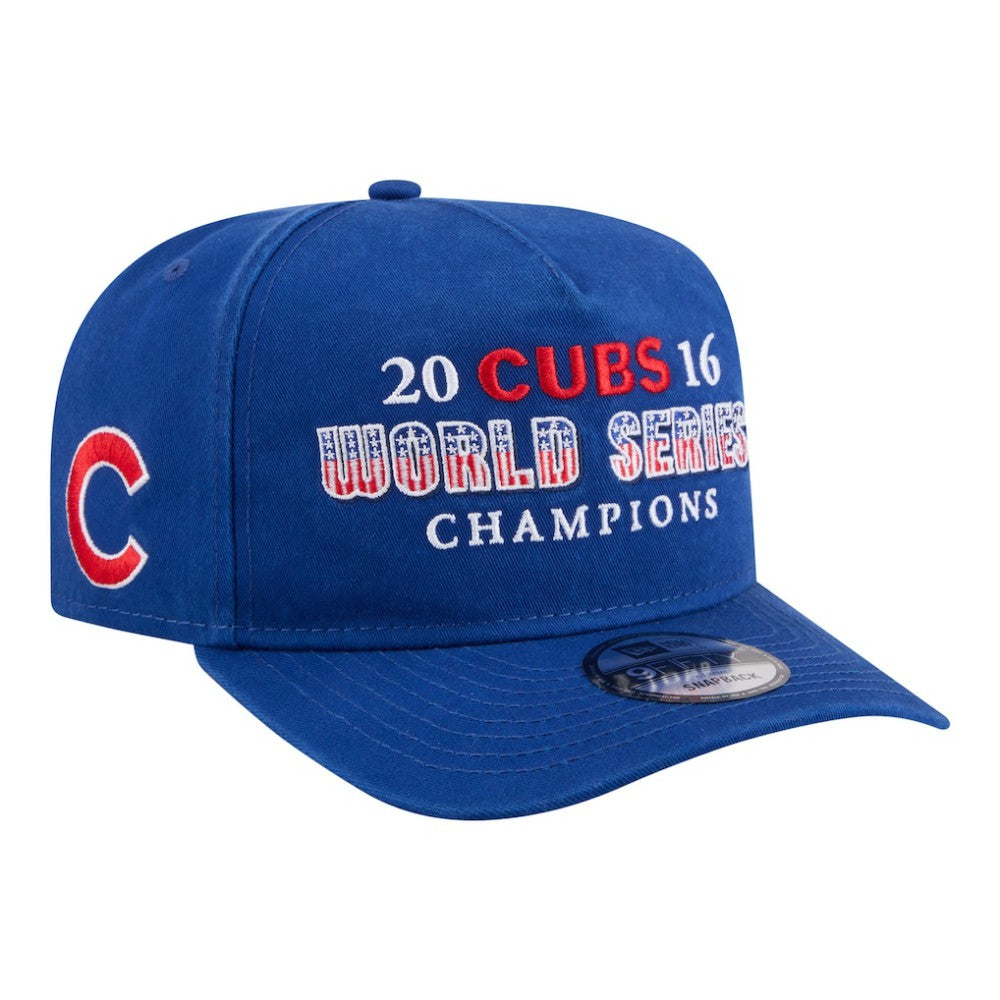 Chicago Cubs New Era 2016 World Series Champions Historic 9FIFTY A-Frame Snapback Hat - MLB