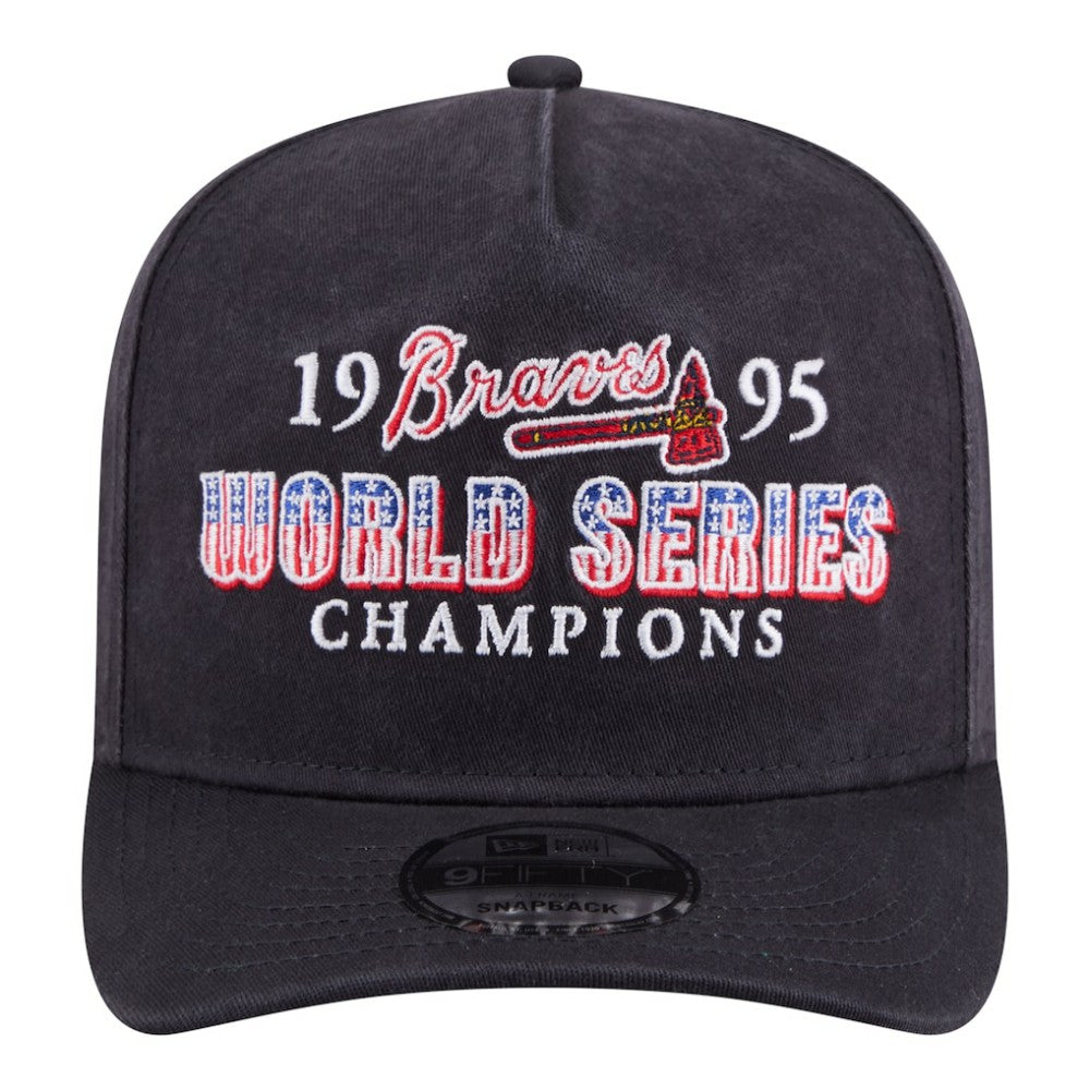 Atlanta Braves New Era 1995 World Series Champions Historic 9FIFTY A-Frame Snapback Hat - MLB