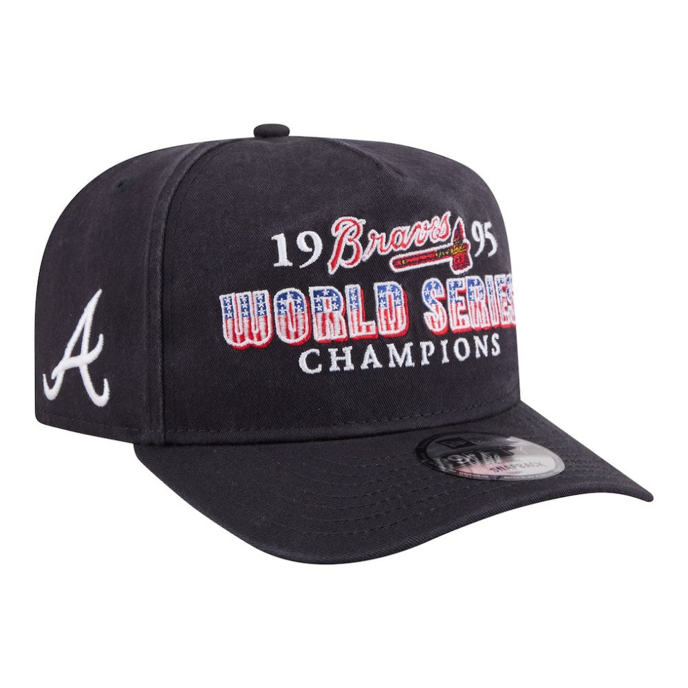 Atlanta Braves New Era 1995 World Series Champions Historic 9FIFTY A-Frame Snapback Hat - MLB