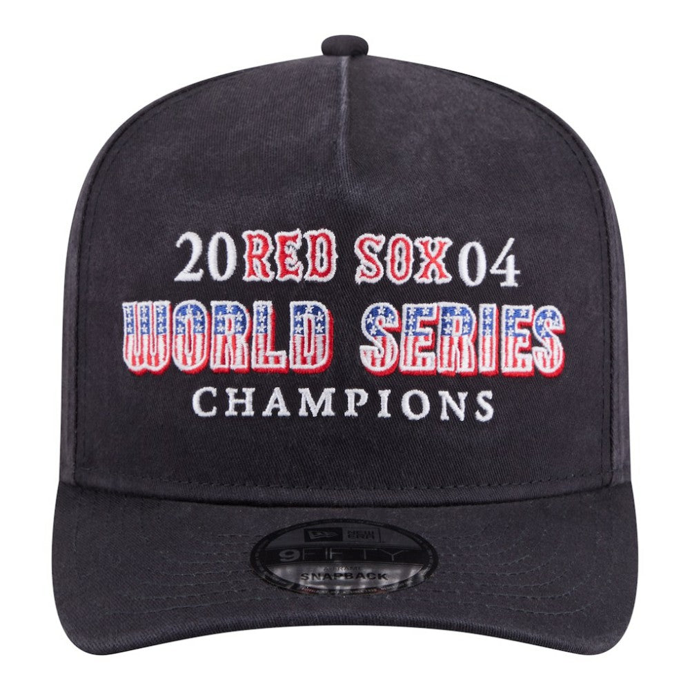 Boston Red Sox New Era 2004 World Series Champions Historic 9FIFTY A-Frame Snapback Hat - MLB