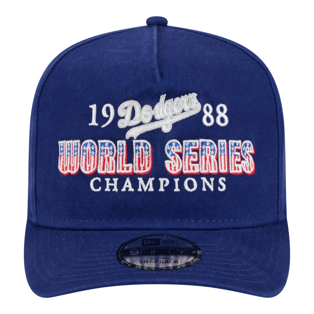 Los Angeles Dodgers New Era 1988 World Series Champions Throwback 9FIFTY A-Frame Snapback Hat - MLB