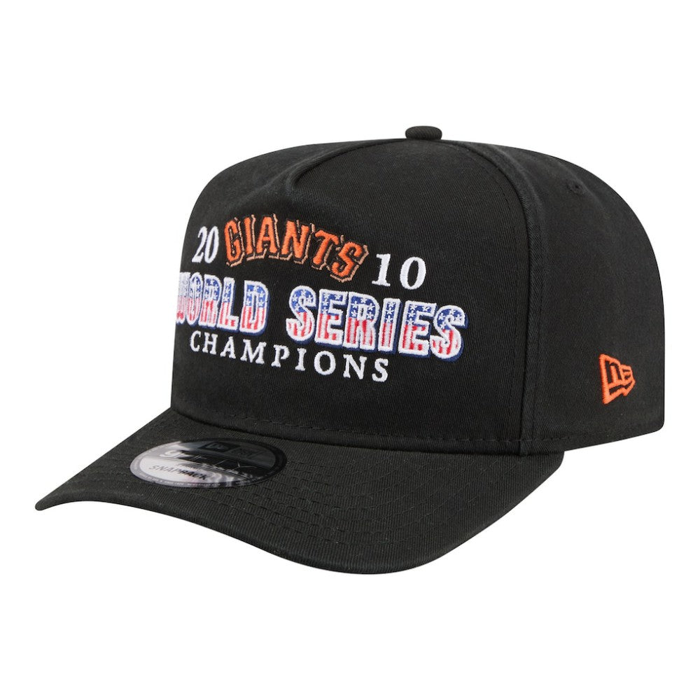 San Francisco Giants New Era 2010 World Series Champions Historic 9FIFTY A-Frame Snapback Hat - MLB