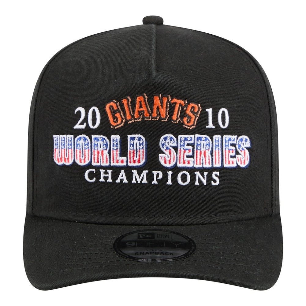 San Francisco Giants New Era 2010 World Series Champions Historic 9FIFTY A-Frame Snapback Hat - MLB