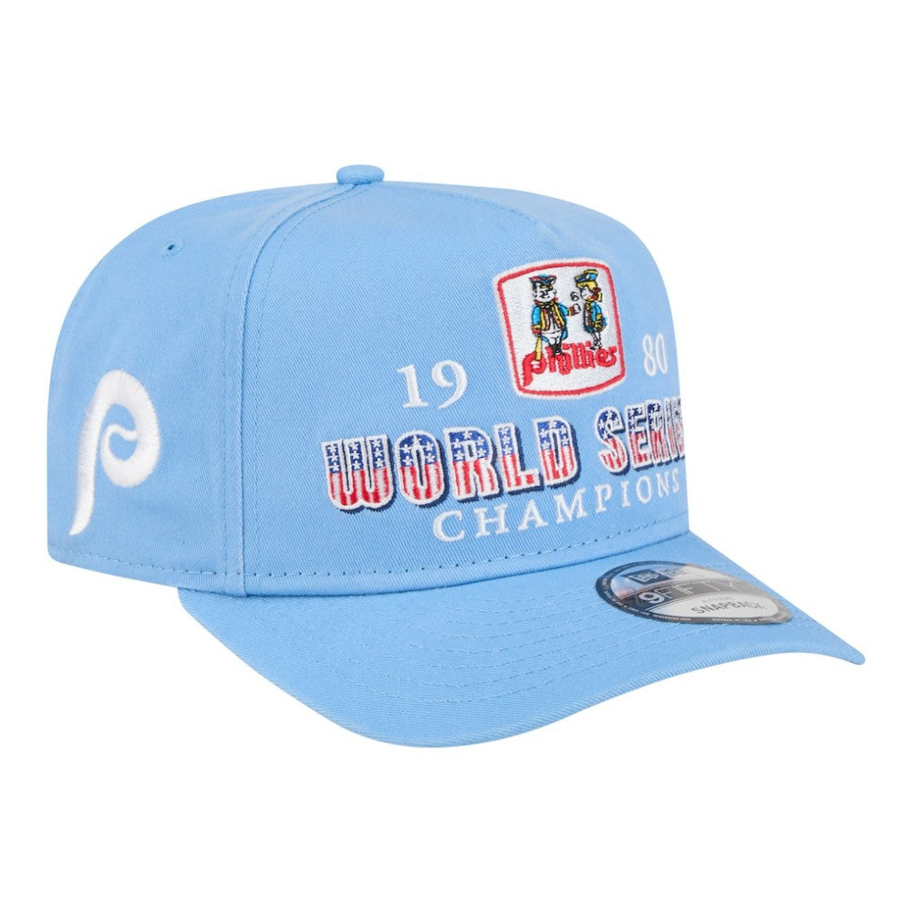 Philadelphia Phillies New Era 1980 World Series Champions Throwback 9FIFTY A-Frame Snapback Hat - MLB