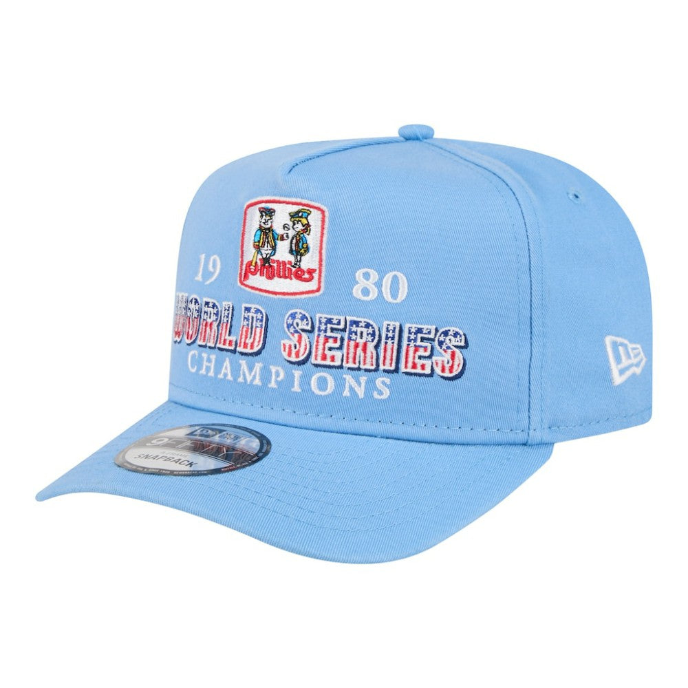 Philadelphia Phillies New Era 1980 World Series Champions Throwback 9FIFTY A-Frame Snapback Hat - MLB