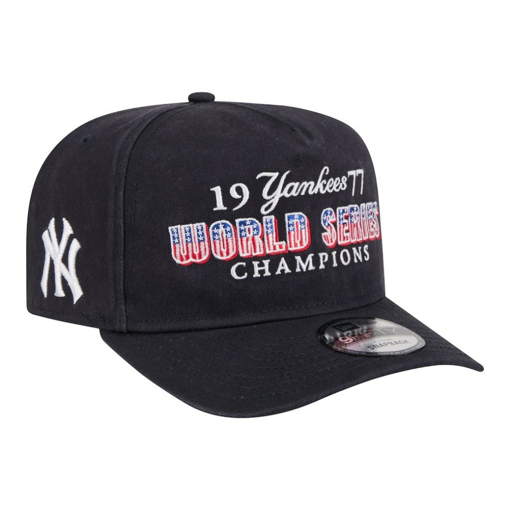 New York Yankees New Era 1977 World Series Champions Throwback 9FIFTY A-Frame Snapback Hat - MLB