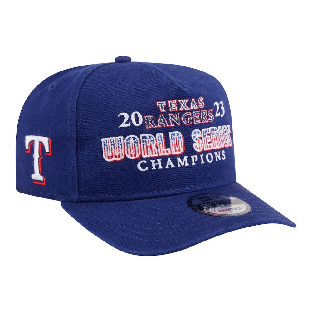 Texas Rangers New Era 2023 World Series Champions Historic 9FIFTY A-Frame Snapback Hat - MLB