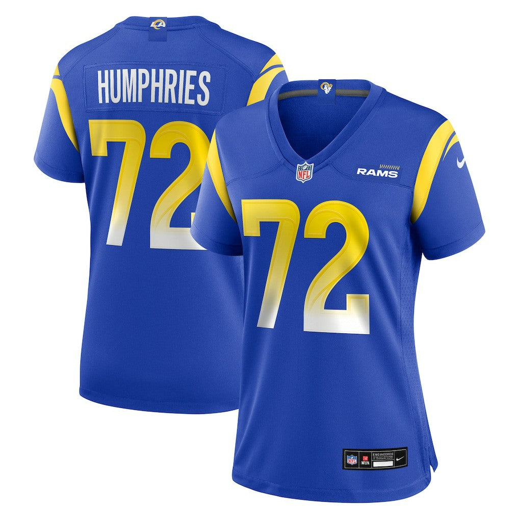 D.J. Humphries Los Angeles Rams Women's Team Game Jersey Royal | Nike for Sale