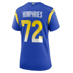 D.J. Humphries Los Angeles Rams Women's Team Game Jersey Royal | Nike for Sale
