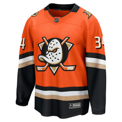 Petr Mrazek Anaheim Ducks Fanatics Home Breakaway Jersey - Orange - NHL