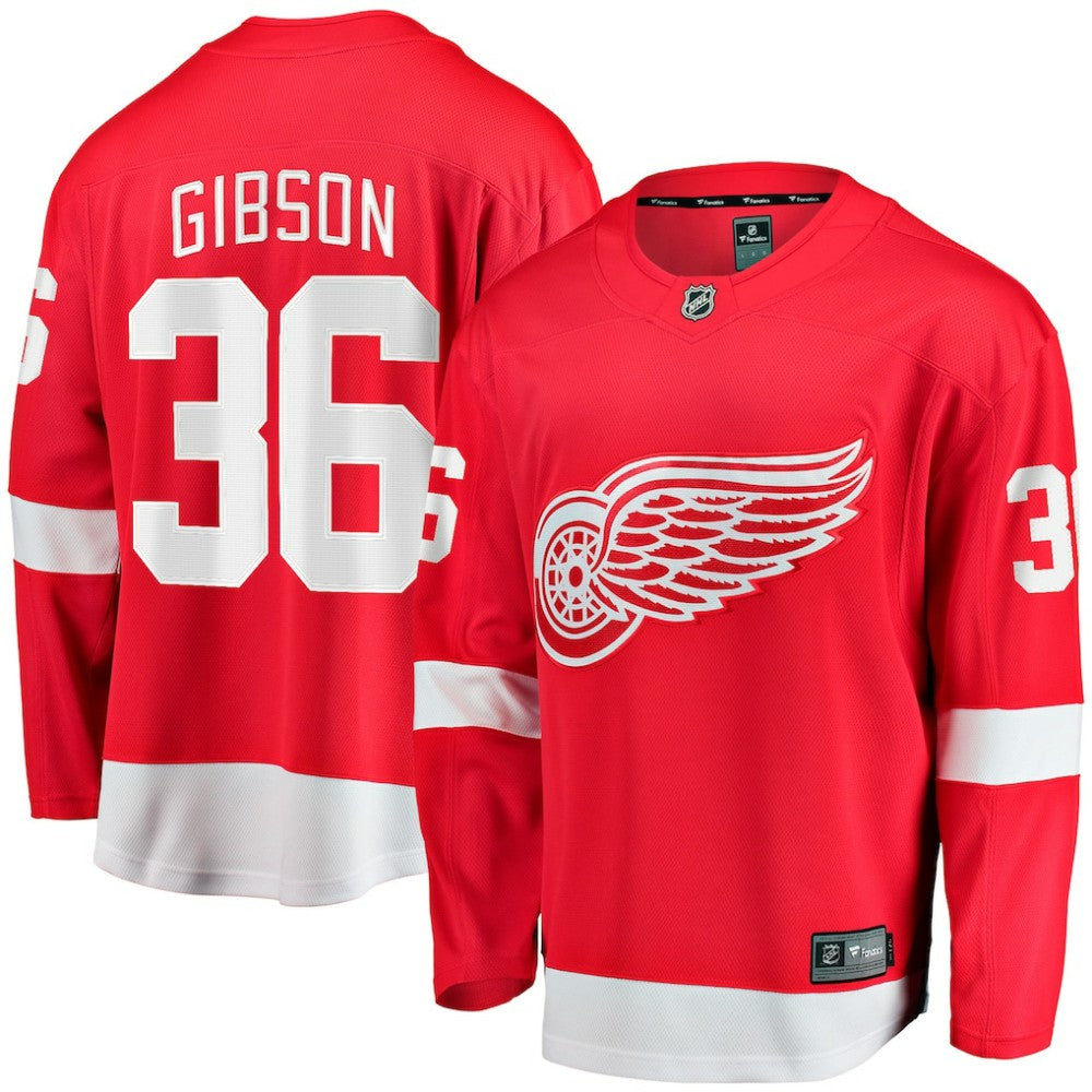 John Gibson Detroit Red Wings Fanatics Home Breakaway Jersey - Red - NHL