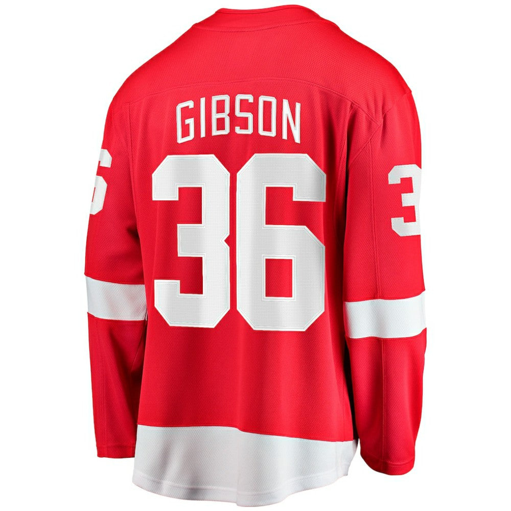 John Gibson Detroit Red Wings Fanatics Home Breakaway Jersey - Red - NHL