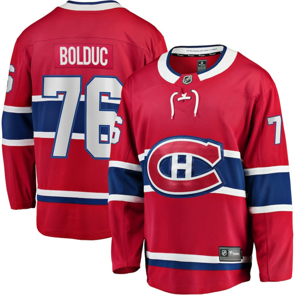Zack Bolduc Montreal Canadiens Fanatics Home Breakaway Jersey - Red - NHL