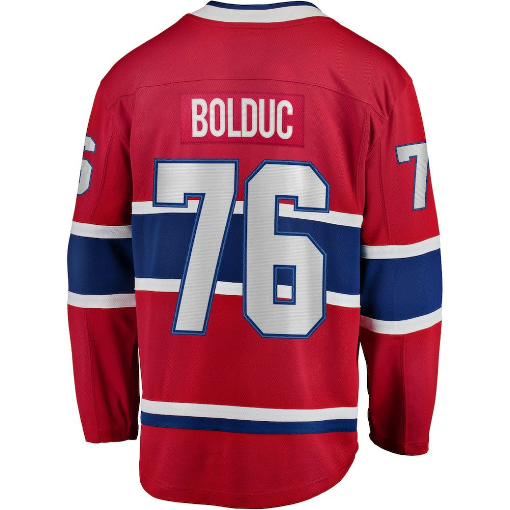 Zack Bolduc Montreal Canadiens Fanatics Home Breakaway Jersey - Red - NHL