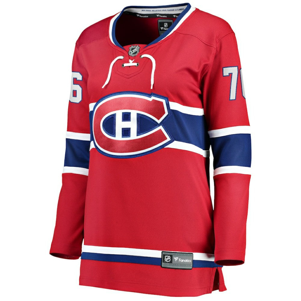 Zack Bolduc Montreal Canadiens Fanatics Women's Home Breakaway Jersey - Red - NHL