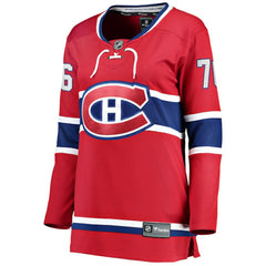 Zack Bolduc Montreal Canadiens Fanatics Women's Home Breakaway Jersey - Red - NHL