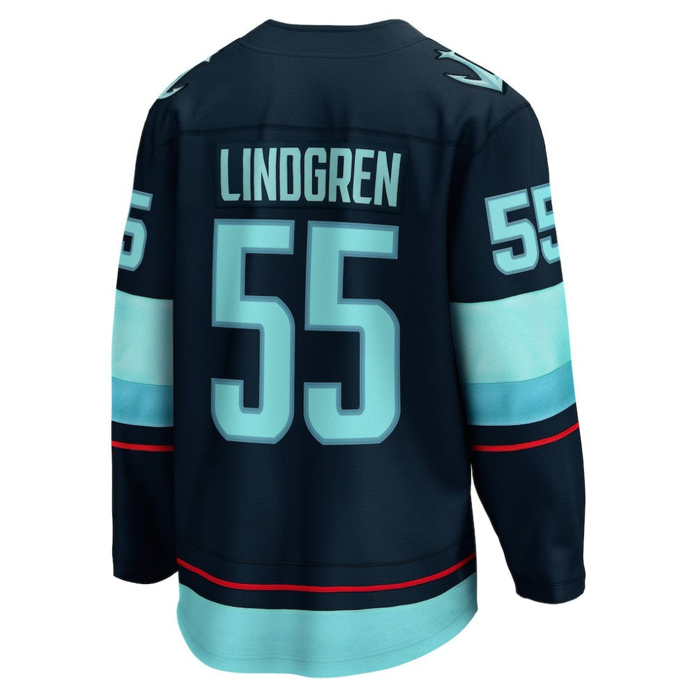 Ryan Lindgren Seattle Kraken Fanatics Home Breakaway Jersey - Deep Sea Blue - NHL