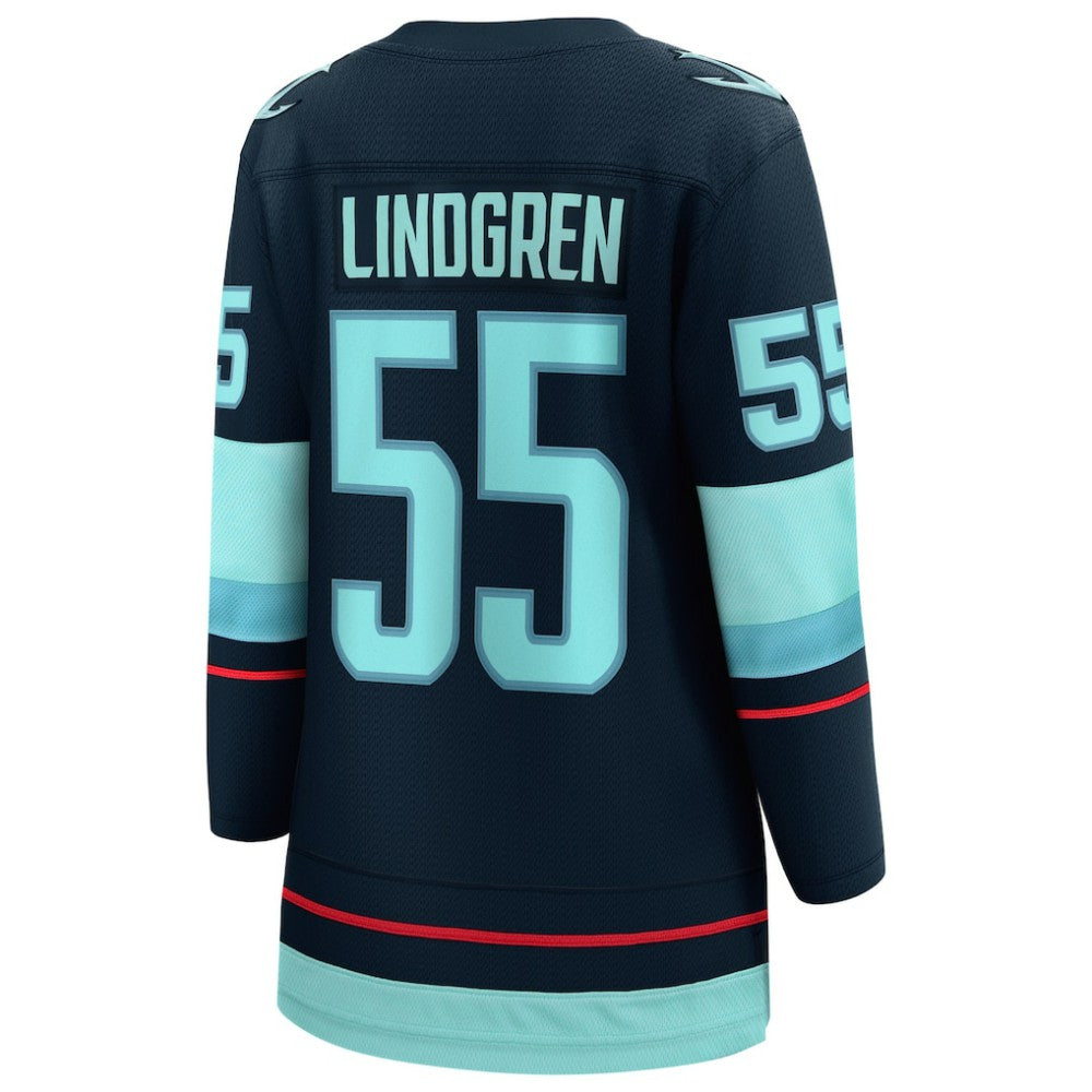 Ryan Lindgren Seattle Kraken Fanatics Women's Home Breakaway Jersey - Deep Sea Blue - NHL