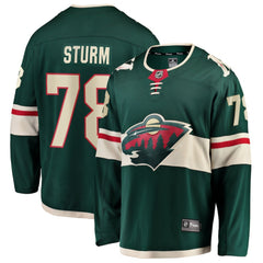 Nico Sturm Minnesota Wild Fanatics Home Breakaway Jersey - Green - NHL