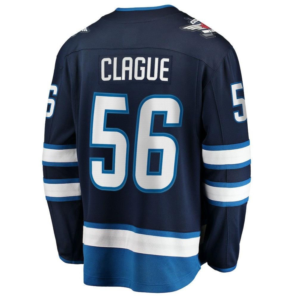 Kale Clague Winnipeg Jets Fanatics Home Breakaway Jersey - Navy - NHL