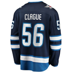 Kale Clague Winnipeg Jets Fanatics Home Breakaway Jersey - Navy - NHL