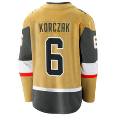 Kaedan Korczak Vegas Golden Knights Fanatics Home Breakaway Jersey - Gold - NHL