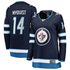Gustav Nyquist Winnipeg Jets Fanatics Women's Home Breakaway Jersey - Navy - NHL