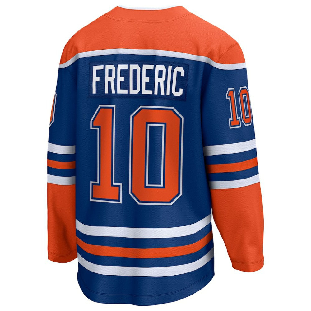 Trent Frederic Edmonton Oilers Fanatics Home Breakaway Jersey - Royal - NHL