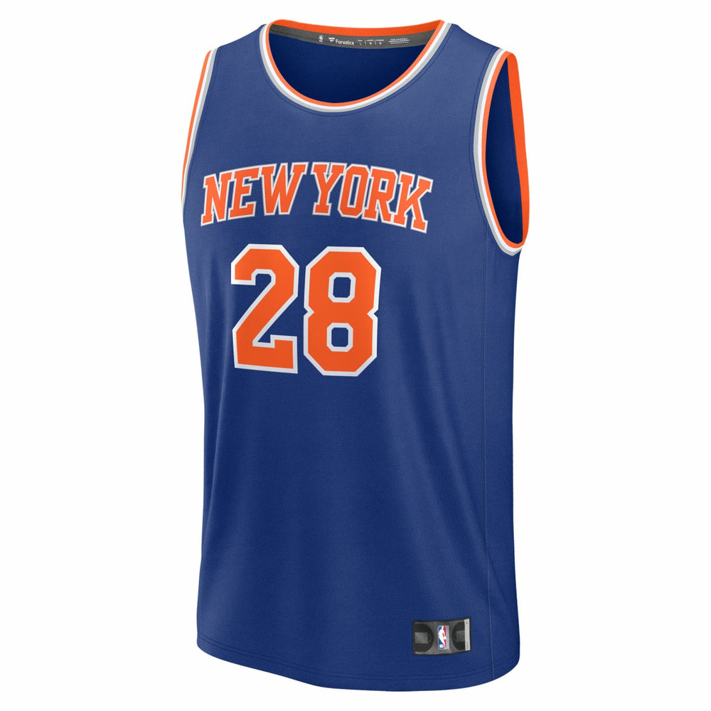Guerschon Yabusele New York Knicks Fast Break Replica Player Jersey Icon Edition Blue - NBA