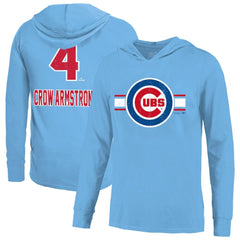 Pete Crow-Armstrong Chicago Cubs Majestic Threads Lightweight Name & Number Hoodie - MLB