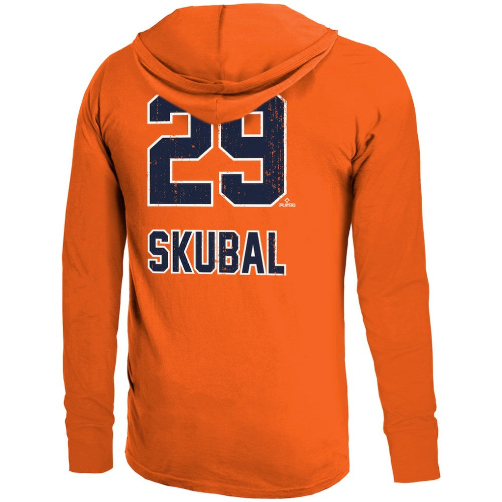 Tarik Skubal Detroit Tigers Majestic Threads Lightweight Name & Number Hoodie - MLB