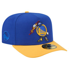 Golden State Warriors Injection Cartoon Logo A-Frame 59FIFTY Fitted Hat Royal - NBA