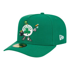 Boston Celtics Injection Cartoon Logo A-Frame 59FIFTY Fitted Hat Kelly Green - NBA