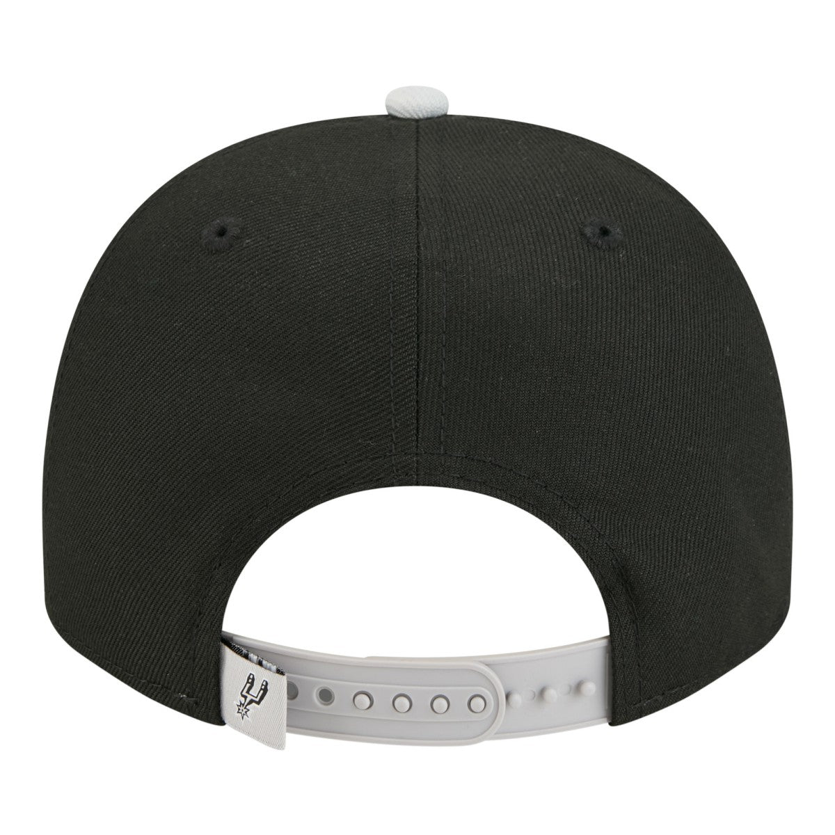 San Antonio Spurs Injection Cartoon Logo A-Frame 9FIFTY Adjustable Hat Black - NBA