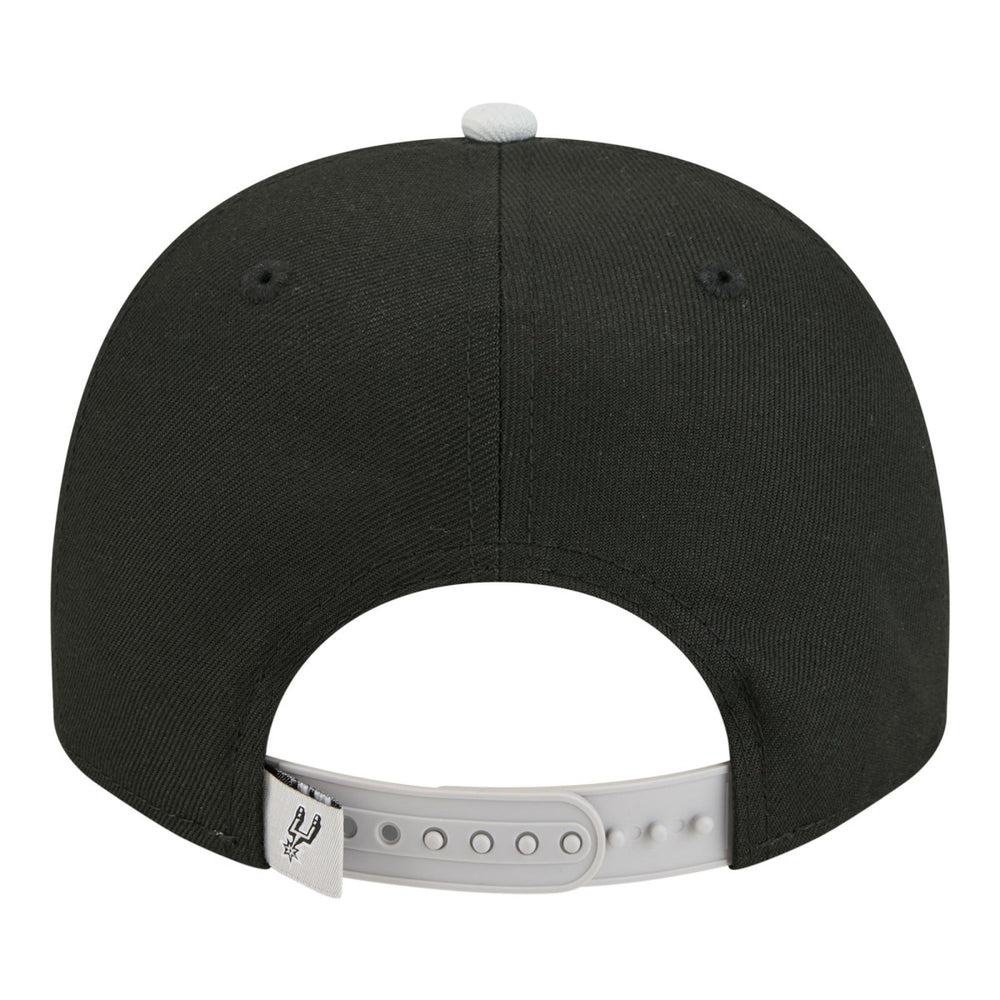 San Antonio Spurs Injection Cartoon Logo A-Frame 9FIFTY Adjustable Hat Black - NBA