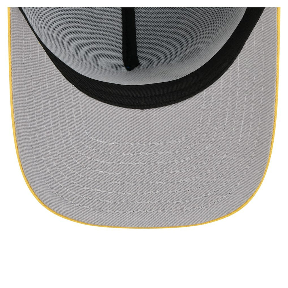 Golden State Warriors Injection Cartoon Logo A-Frame 9FIFTY Adjustable Hat Royal - NBA