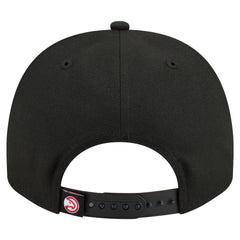 Atlanta Hawks Injection Cartoon Logo A-Frame 9FIFTY Adjustable Hat Black - NBA
