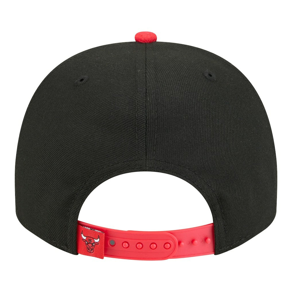 Chicago Bulls Injection Cartoon Logo A-Frame 9FIFTY Adjustable Hat Black - NBA