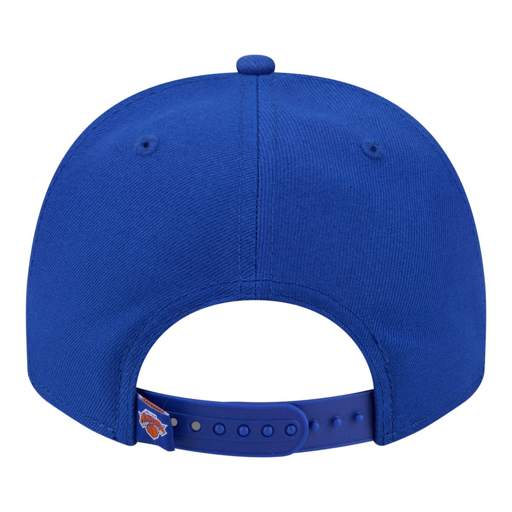 New York Knicks Injection Cartoon Logo A-Frame 9FIFTY Adjustable Hat Blue - NBA