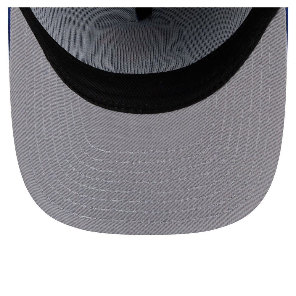 New York Knicks Injection Cartoon Logo A-Frame 9FIFTY Adjustable Hat Blue - NBA