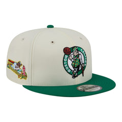 Boston Celtics Injection Localized 9FIFTY Snapback Hat White - NBA