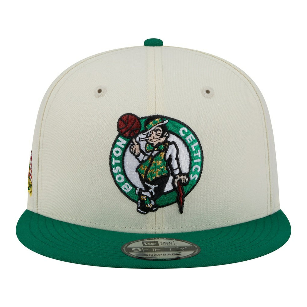 Boston Celtics Injection Localized 9FIFTY Snapback Hat White - NBA