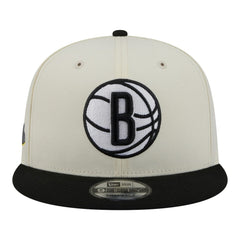 Brooklyn Nets Injection Localized 9FIFTY Snapback Hat White - NBA