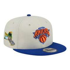 New York Knicks Injection Localized 9FIFTY Snapback Hat White - NBA