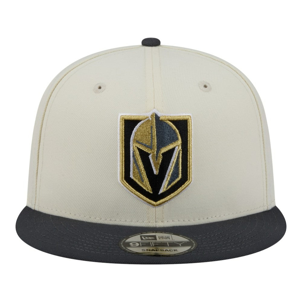 Vegas Golden Knights New Era Injection Localized Two-Tone 9FIFTY Snapback Hat - White/Charcoal - NHL