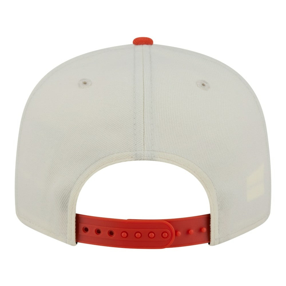 Anaheim Ducks New Era Injection Localized Two-Tone 9FIFTY Snapback Hat - White/Orange - NHL