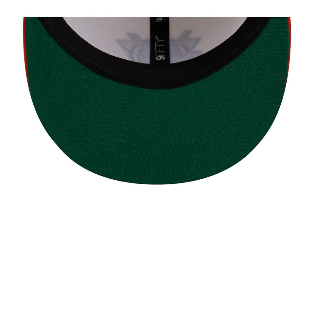 Anaheim Ducks New Era Injection Localized Two-Tone 9FIFTY Snapback Hat - White/Orange - NHL